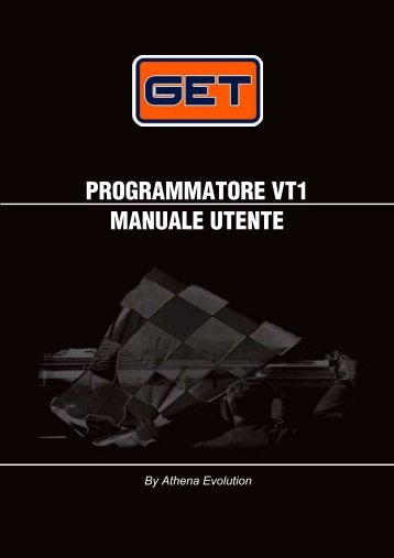 PROGRAMMATORE VT1 MANUALE UTENTE - GET by Athena