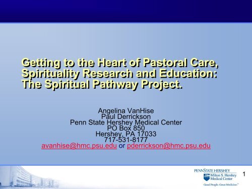 The Spiritual Pathway Project.
