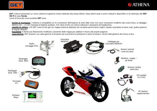 KIT GESTIONE MOTORE GET : - GET by Athena