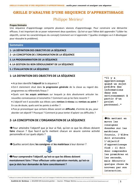 grille d'observation du comportement des élèves en classe
