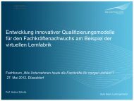 Die virtuelle Lernfabrik - AutoCluster.NRW