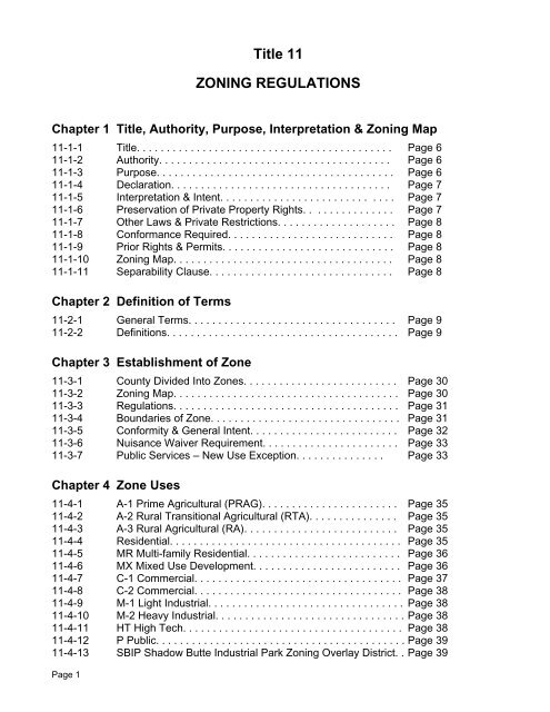 Zoning Ordinance