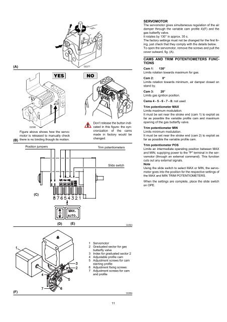 Gas Burners RS 70/M - Power Equipment Company