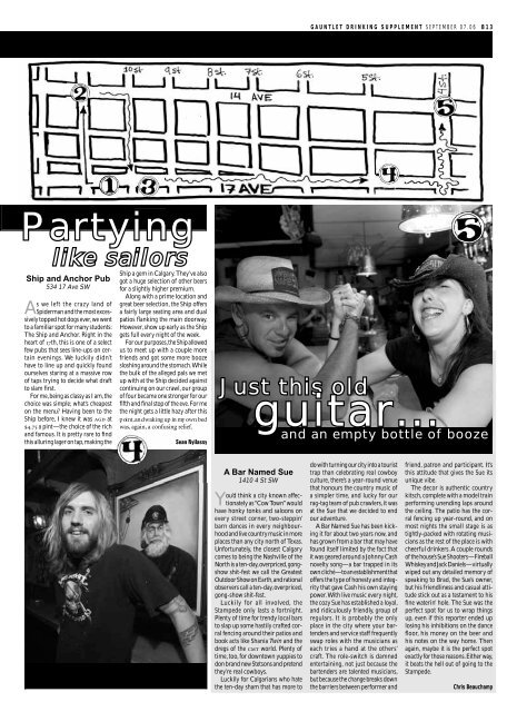 Bar Supplement 2006 - The Gauntlet