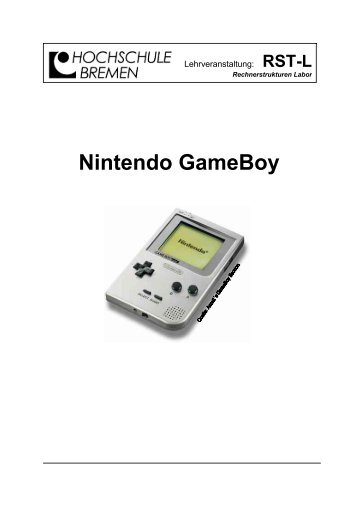 Nintendo GameBoy - Weblearn.hs-bremen.de