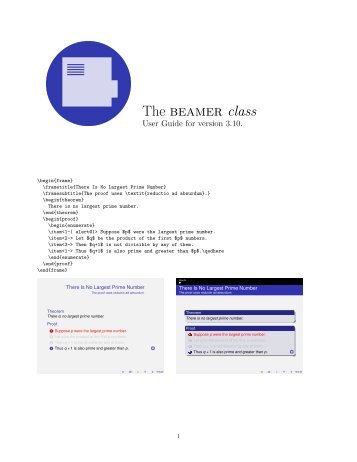 The beamer class - SAT