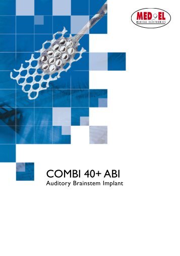 COMBI 40+ ABI Auditory Brainstem Implant - Med-El