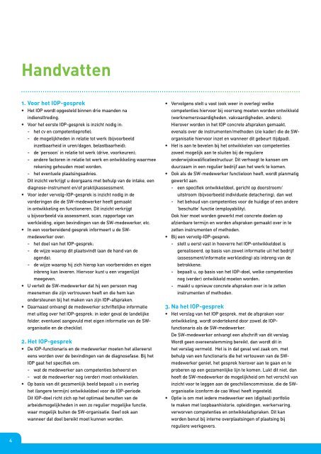 handvatten voor een effectief IOP-beleid - SBCM