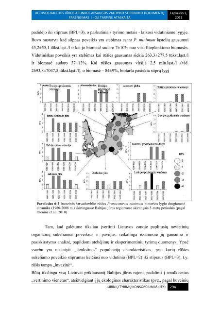 Atlikta Veikla 1 - Vanduo - Aplinkos apsaugos agentūra