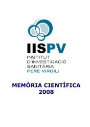 MemÃ²ria de recerca 2008 - IISPV