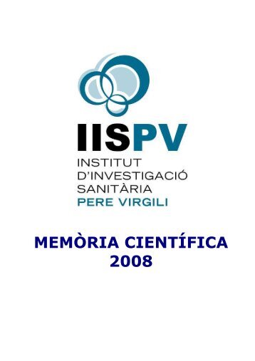 MemÃ²ria de recerca 2008 - IISPV