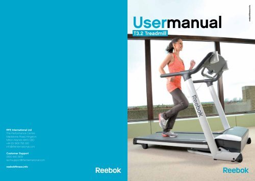 reebok t3 2 treadmill