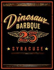 Sweetheart deal for 2 - Dinosaur Bar-B-Que