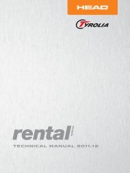 RENTAL Manual 2011 Engl. - Tyrolia Ski Bindings