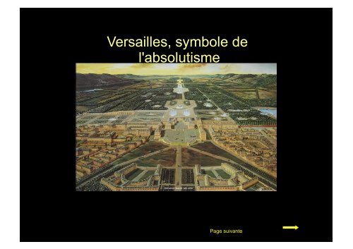 Versailles, symbole de l'absolutisme