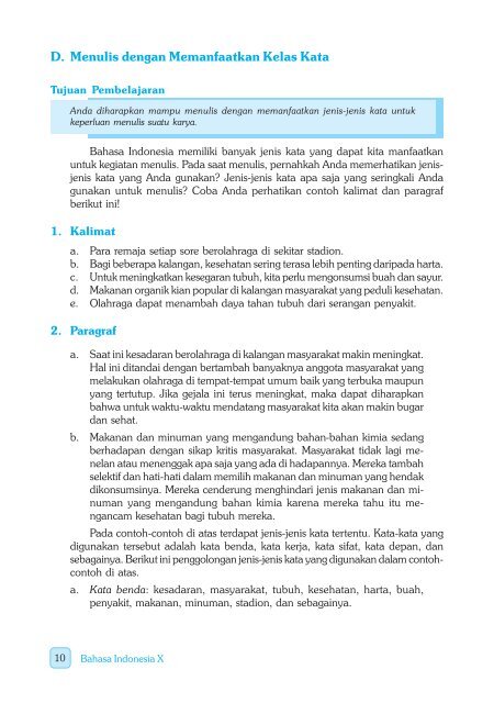 Bahasa Indonesia Tingkat Semenjana