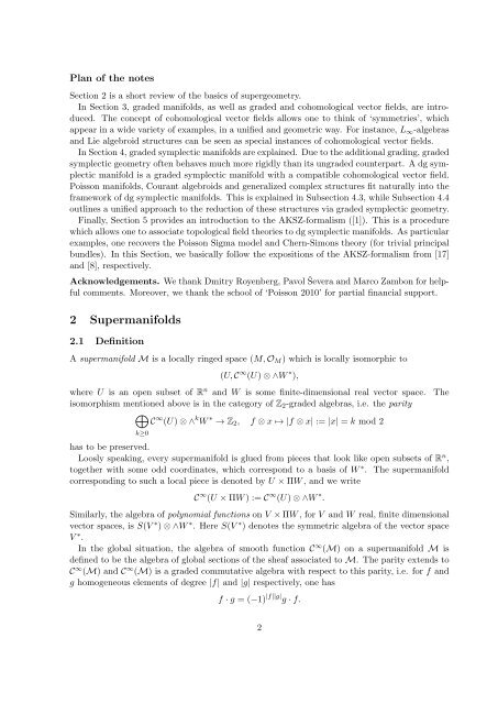 Introduction to supergeometry