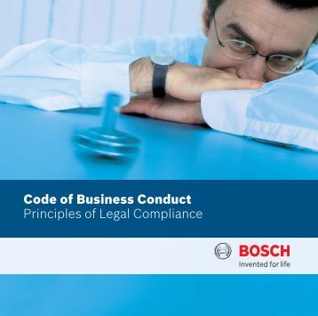 Code of Business Conduct - Bosch