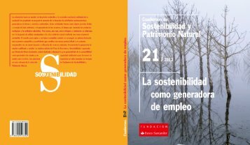 La sostenibilidad como generadora de empleo - Fundación Banco ...