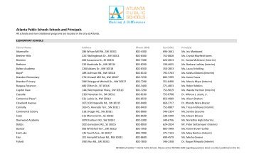 APS schools contacts (landscape) 05-31-12.xlsx - Atlanta Public ...