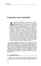 L'automne d'une monarchie - Politique Africaine