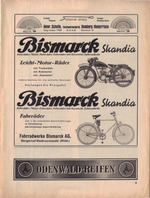 1939 - Radmarkt und Reichsmechaniker Nr. 2488 vom 28. Januar