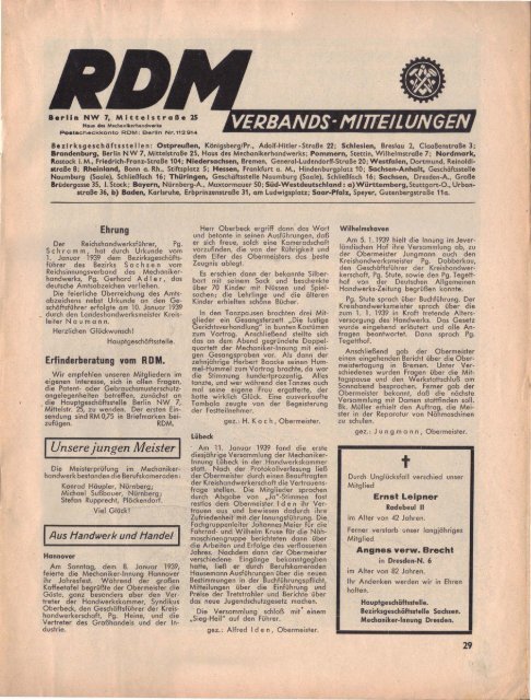 1939 - Radmarkt und Reichsmechaniker Nr. 2488 vom 28. Januar