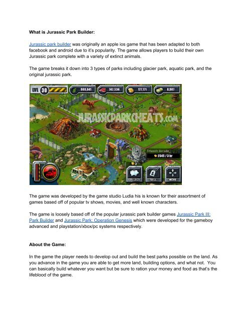 jurassic park operation genesis unlock all dig sites jurassic park operation genesis unlock all dig sites