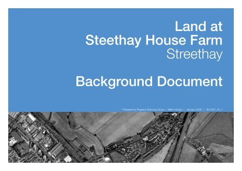 Background Document and Initial Masterplan - Lichfield District ...