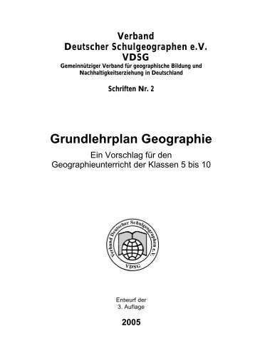 Grundlehrplan Geographie - Schleswigholstein.erdkunde.com ...