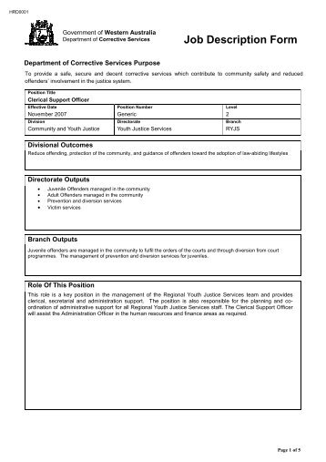job description form