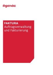 Agenda FAKTURA - Produktbeschreibung | agenda-software.de