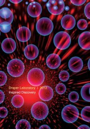 Draper Laboratory | 2012 Inspired Discovery