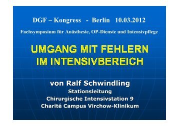 DGF-Kongress-10-2012- Fehlermanagement im Intensivbereich