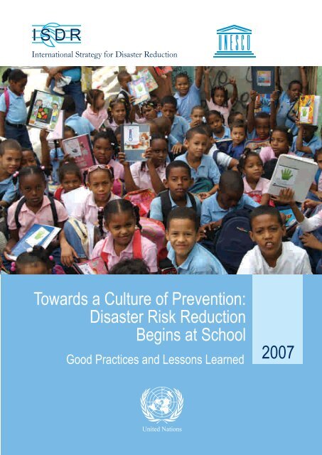 Disaster Risk Reduction Begins at School - unisdr