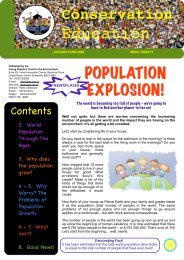 Population Explosion - Young People's Trust for the Environment