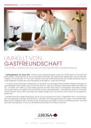 UMHÃƒÂœLLT VON GASTFREUNDSCHAFT - Resort A-Rosa