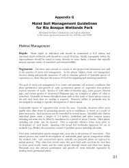 Moist Soil Management Guidelines