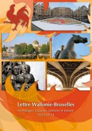 Lettre Wallonie-Bruxelles - WBI