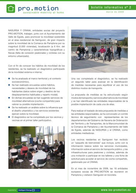 boletín informativo nº 2 - pro.motion