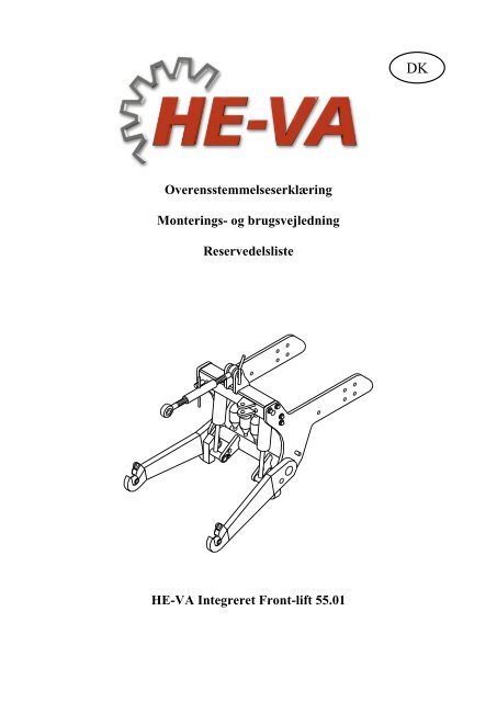 Download Brugsvejledning / Reservedelskatalog - HE-VA