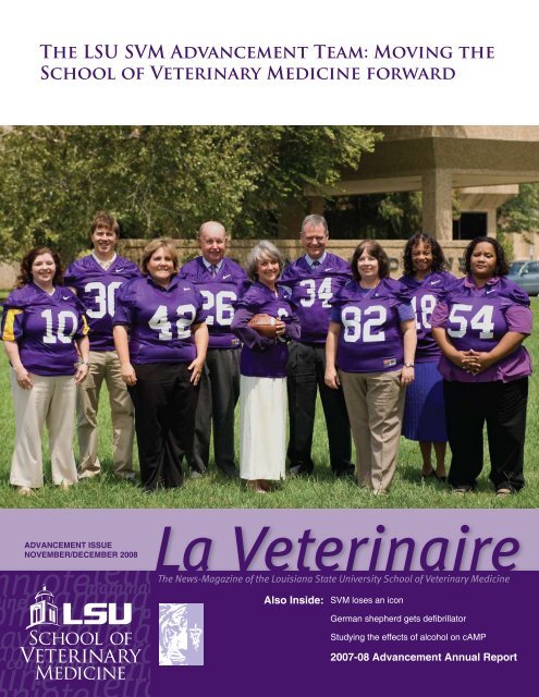 The LSU SVM Advancement Team - School of Veterinary Medicine ...