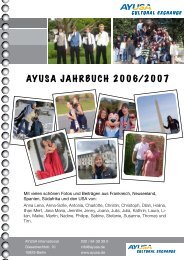 AYUSA JAHRBUCH 2006/2007 - Ayusa-Intrax