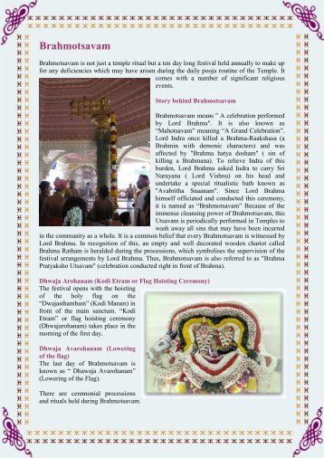 Brahmotsavam - Sri Sivan Temple :: Singapore