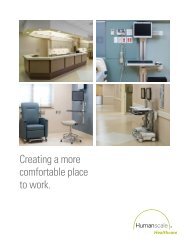 Creating a more comfortable place to work. - Humanscale