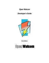 Open Watcom Developer's Guide - HEAnet Mirror Service