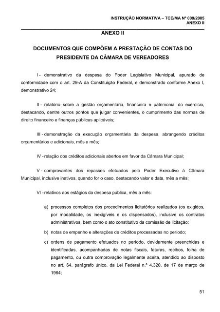 INSTRUÃ‡ÃƒO NORMATIVA N.Âº 009, DE DOIS DE ... - Tce.ma.gov.br