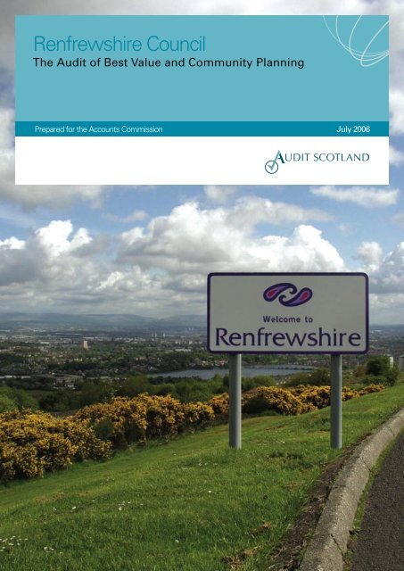 Renfrewshire Council: the Audit of Best Value and ... - Audit Scotland