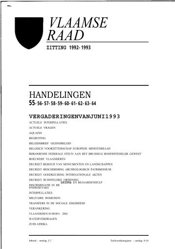 Handelingen PDF - Vlaams Parlement