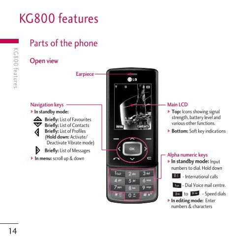 LG Chocolate KG800 Manual - BASE